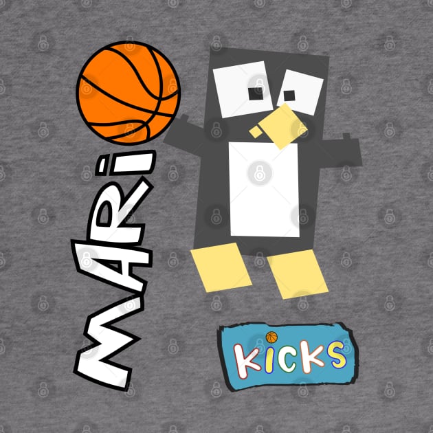 Mario The Ballin' Baby Penguin (Aqua KICKS sticker) by WavyDopeness